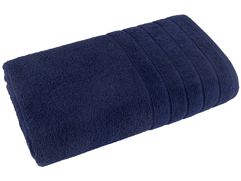 Asciugamano da bagno SIERRA blu notte 100 cm x 150 cm