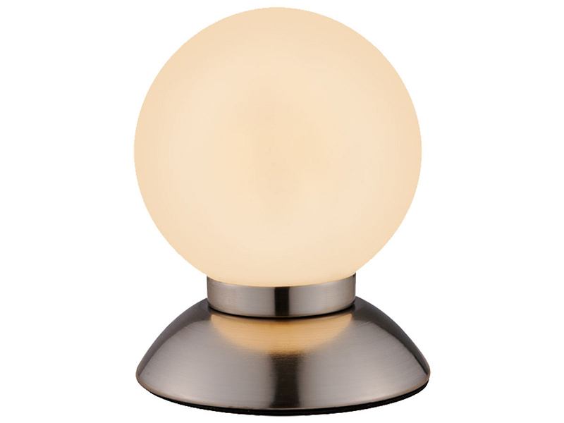 Lampada da tavolo LED BOLLY 16 cm bianco