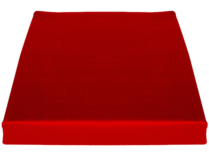 Lenzuolo fisso SATIN LOTUS 160 cm x 200 cm rosso