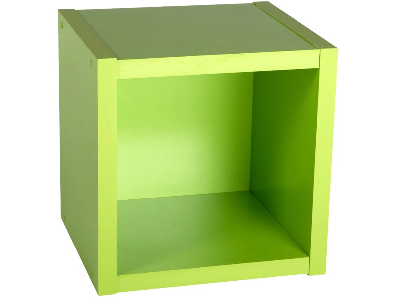 Libreria CUB GREEN LIGHT 39.9x38.2x35cm 1 compartimento verde