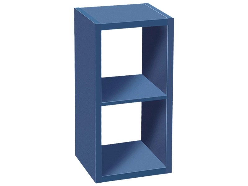 Libreria CUB BLUE 35x38.2x75.1cm 2 compartimenti 1 ripiano blu