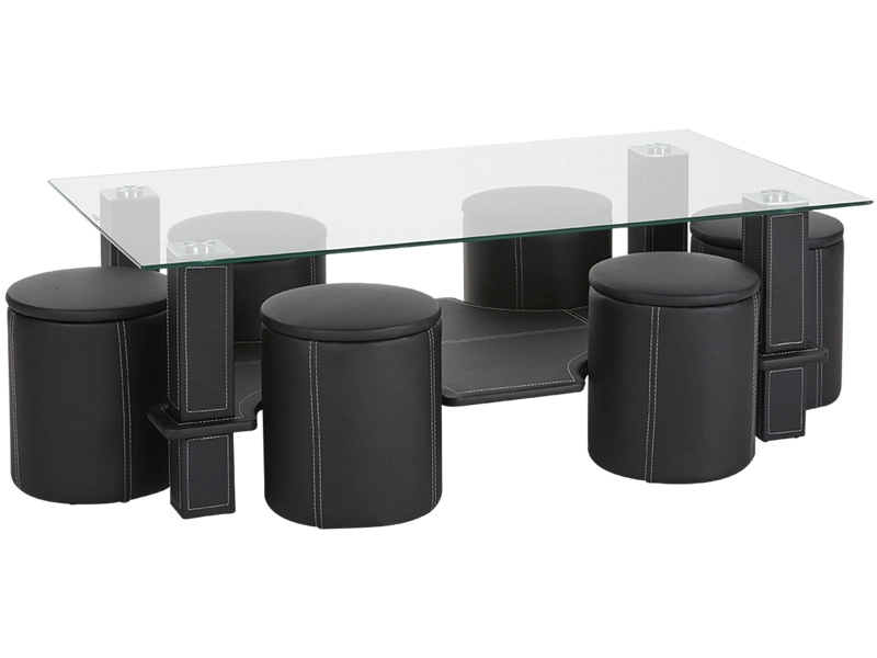 Tavolino STOOL 130 cm x 45 cm x 70 cm trasparente
