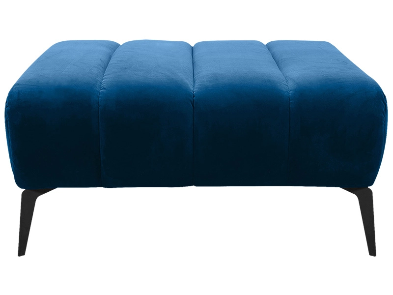 Pouf MANSON 92x92x39cm tessuto blu