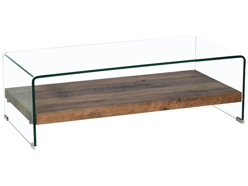 Tavolino CLAUDIO 55 cm x 110 cm x 35 cm trasparente