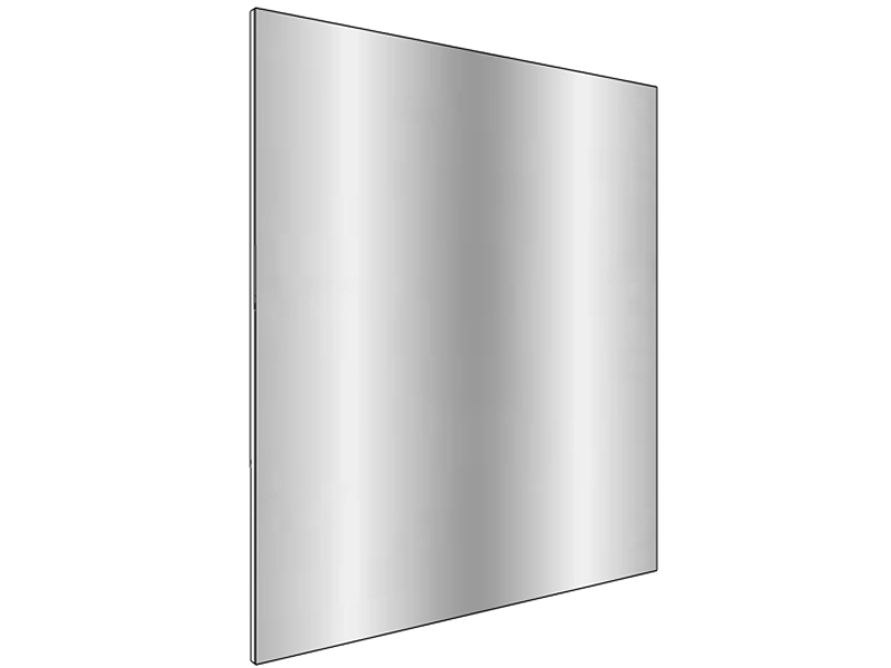 Specchio rettangolare BENY 79x95cm bianco