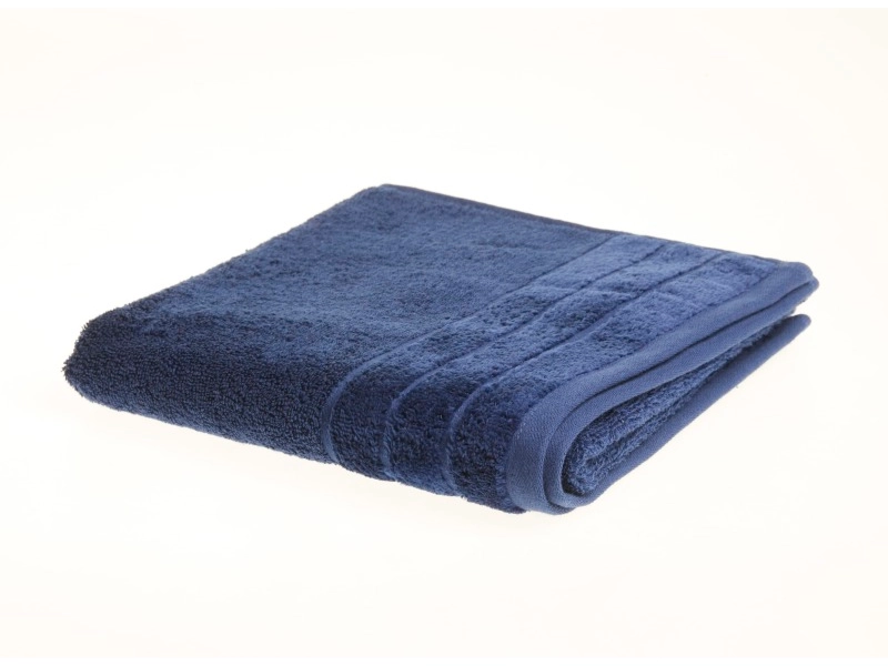 Asciugamano da bagno SIERRA blu scuro 100 cm x 150 cm