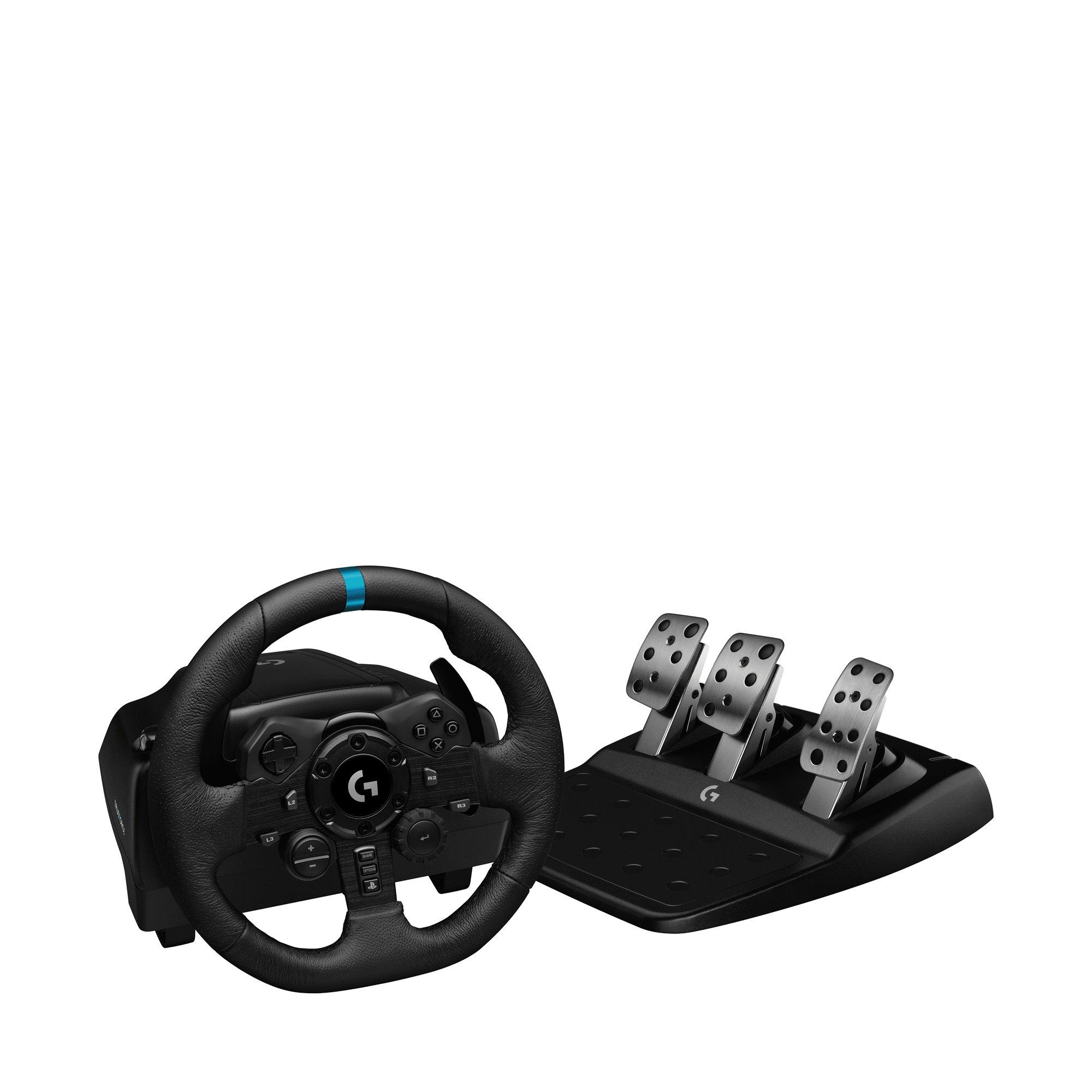 logitech G Volante per videogiochi G923 Racing Wheel+Pedals (PS4, PC)