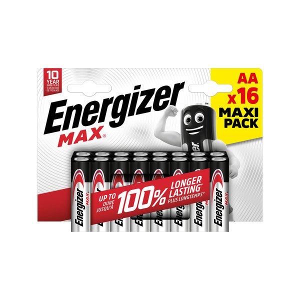 Energizer Batterie alcaline, 16 pezzi Max (AA)