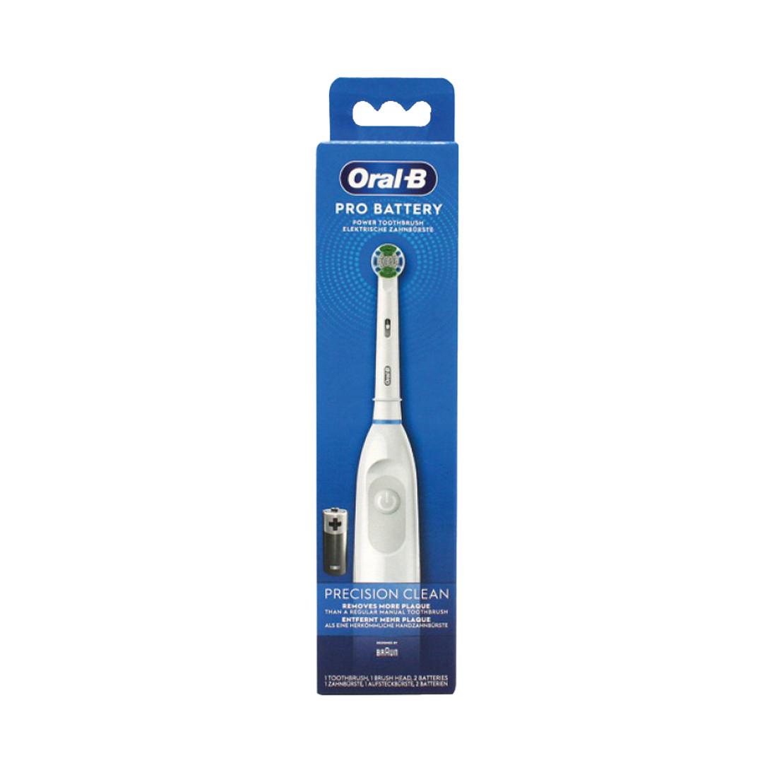 Oral B Pro Battery Precision Clean Bianco oral b