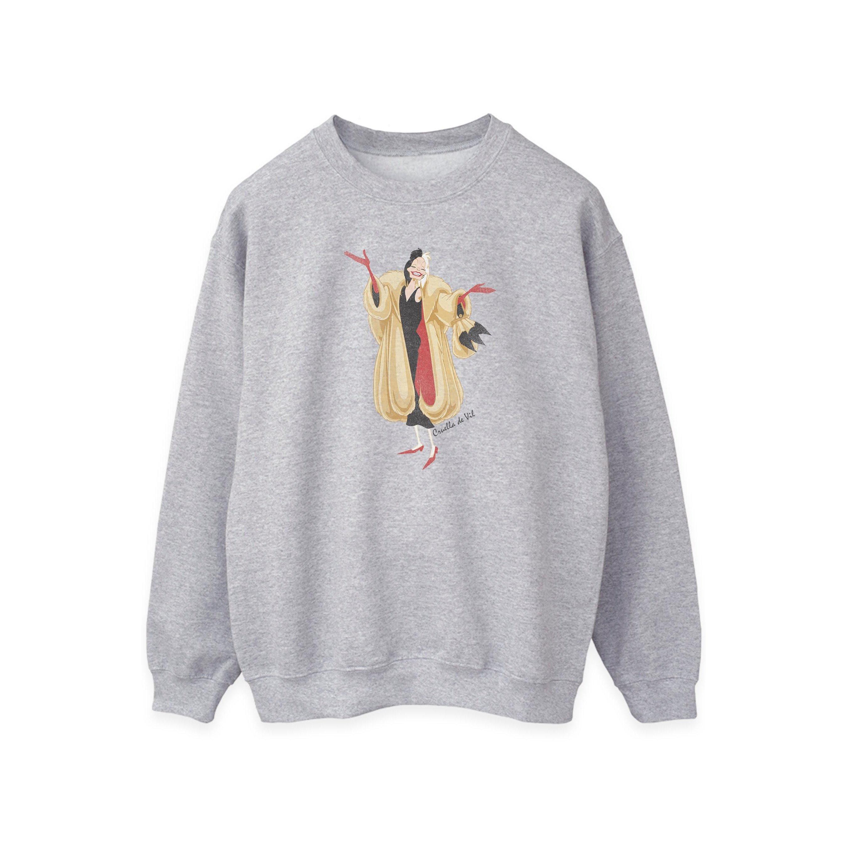 101 Dalmatians Classic Sweatshirt Donna Grigio XXL