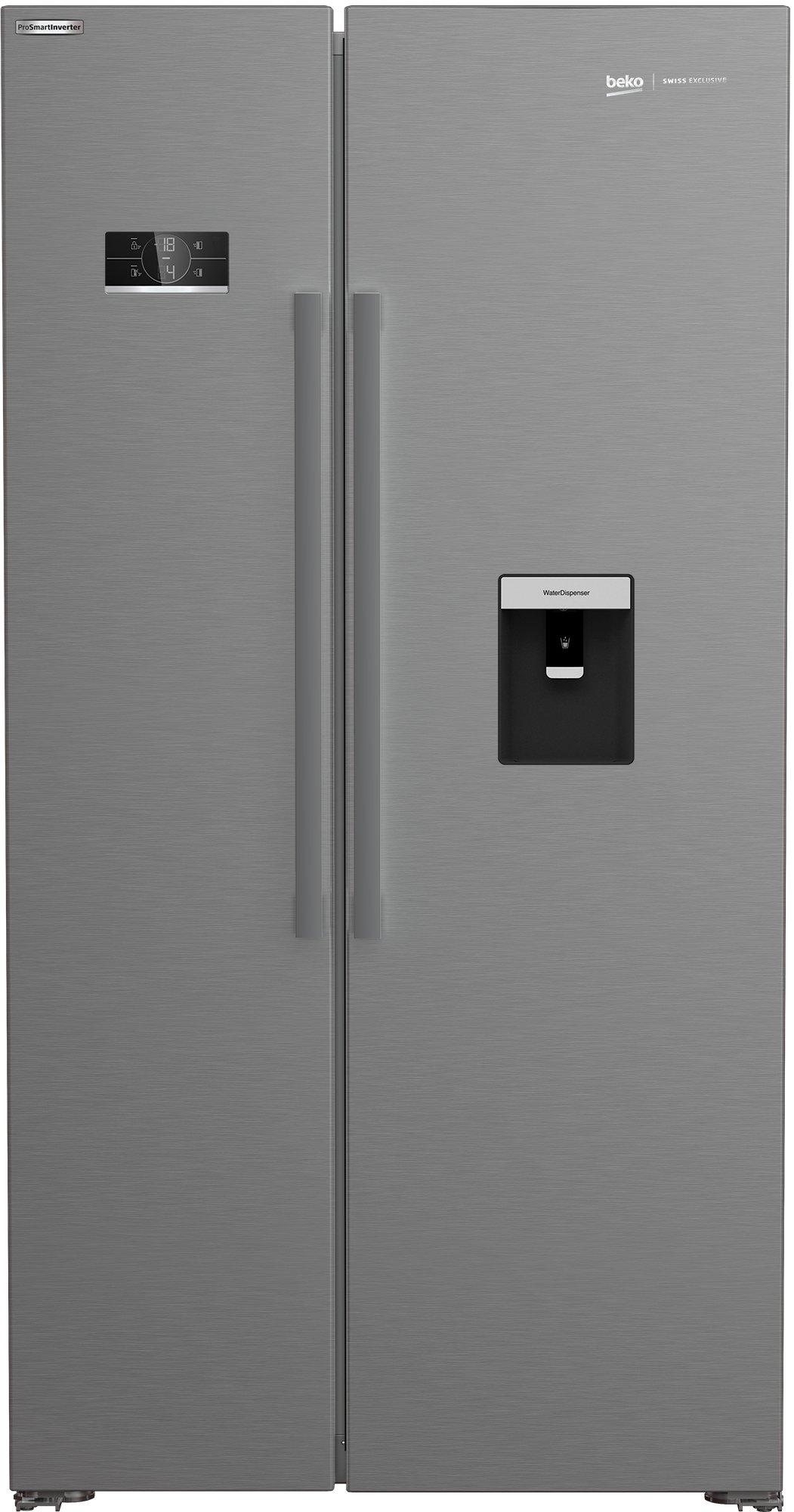 Beko Beko GN163242XBCHN frigorifero side-by-side Libera installazione 576 L E Stainless steel Beko GN163242XBCHN frigorifero side-by-side Libera installazione 576 L E Stainless steel