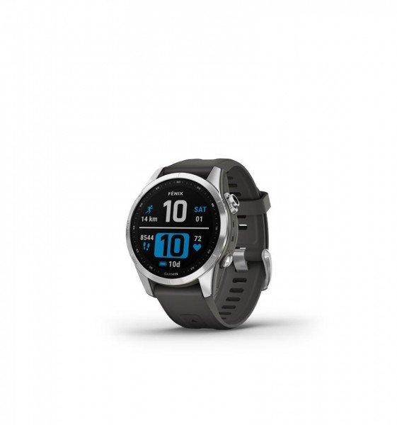 GARMIN Fenix 7s 3,05 Cm (1.2") Mip 42 Mm Digitale 240 X 240 Pixel Touch Screen Argento Wi-fi Gps (satellitare) Unisex 42mm