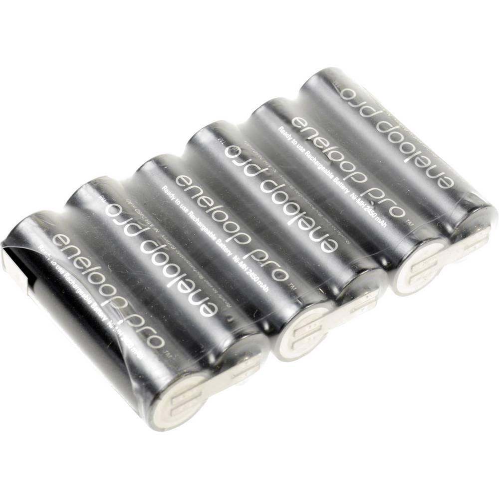 Panasonic eneloop Pro Reihe F1x6 Akkupack 6x Mignon (AA) Z-Lötfahne NiMH 7.2 V 2450 mAh