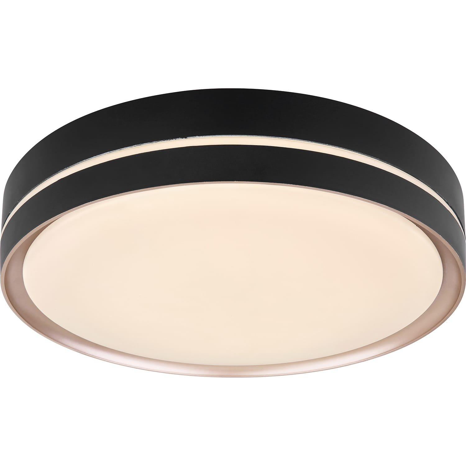 mutoni Plafoniera Manni metallo nero LED 39x39 Plafoniera Manni metallo nero LED 39x39