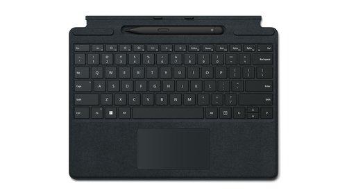 Microsoft Surface Pro Signature Keyboard with Slim Pen 2 Nero Cover port QWERTZ Svizzere
