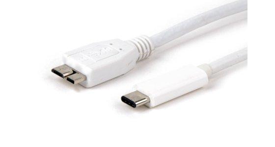 LMP 13868 cavo USB 1 m USB 3.2 Gen 1 (3.1 Gen 1) USB C Micro-USB A Bianco