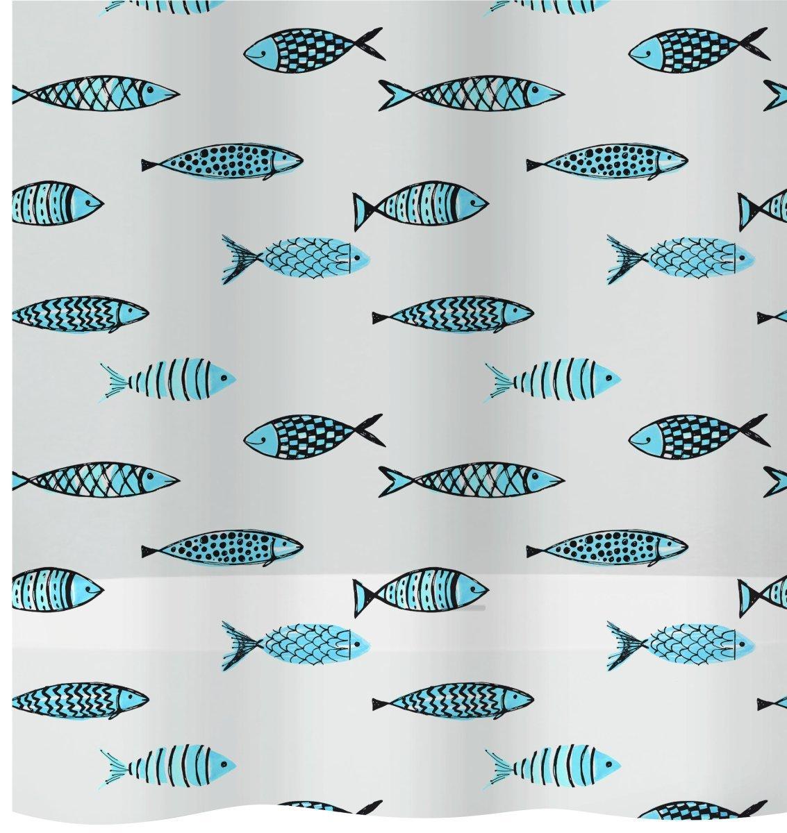diaqua Tenda da doccia Fish 180 x 200 cm