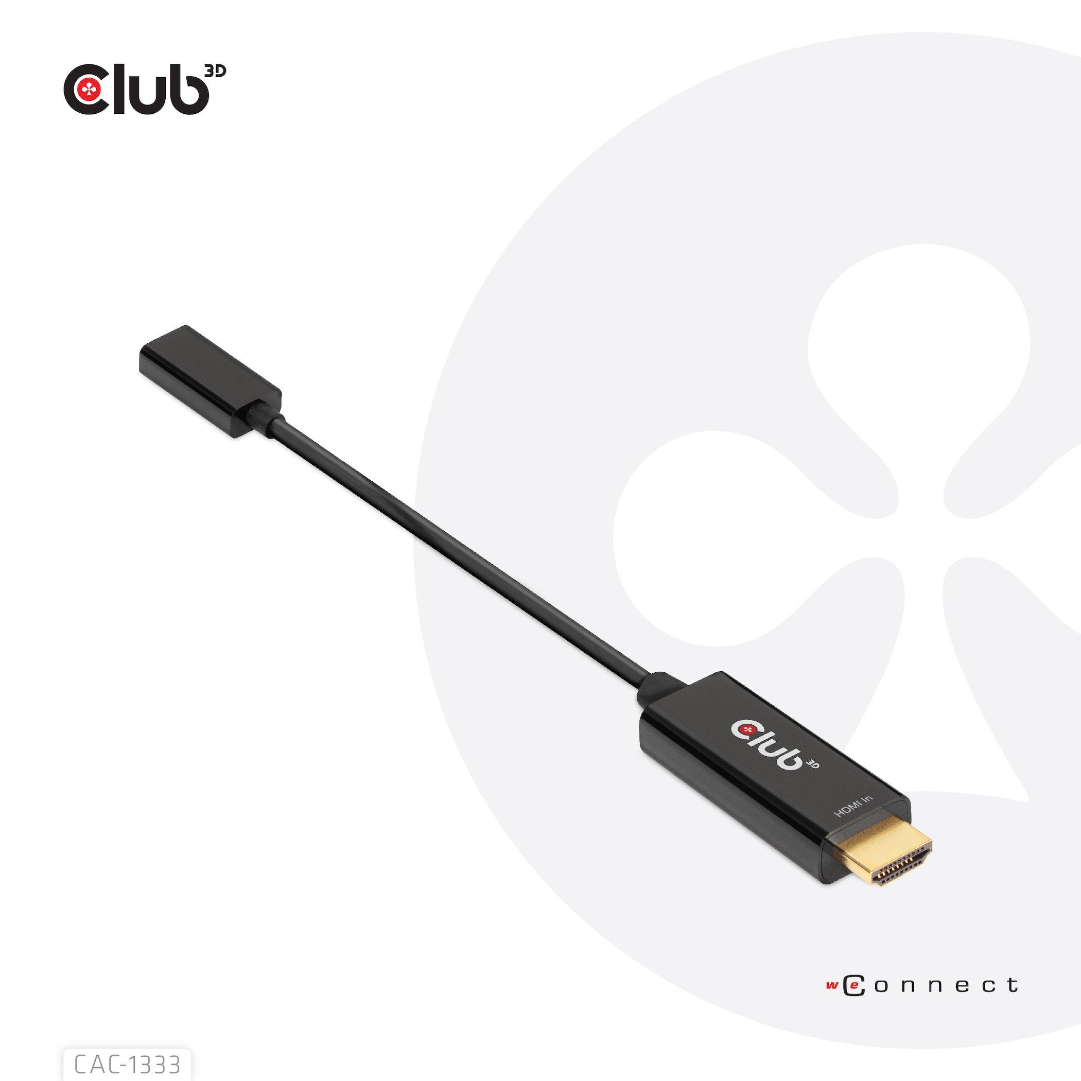 Club 3D Cavo adattatore Club 3D CAC 1333 HDMI USB Tipo C club 3d