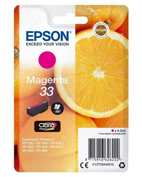 EPSON Cartuccia Epson Originale T3343, 33 Magenta C13T33434012
