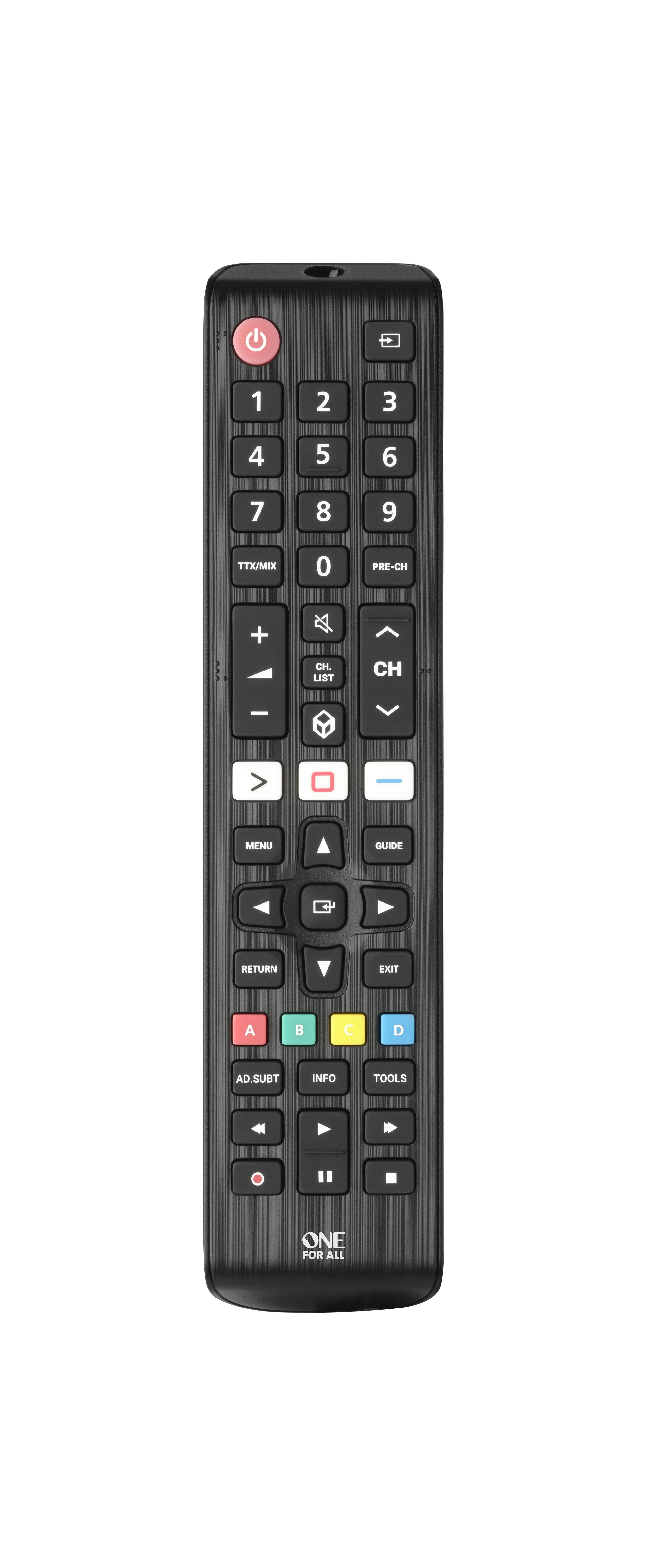 One For All One For All TV Replacement Remotes URC4910 telecomando IR Wireless Pulsanti