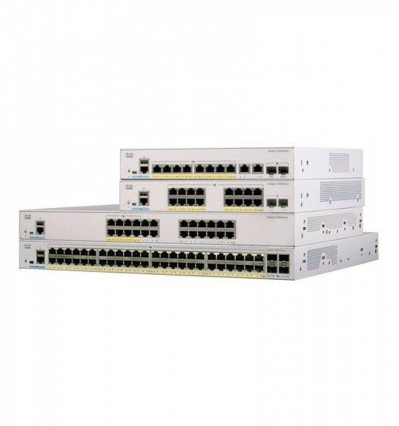 Cisco 48 Port Rail PoE+ Switch C1000-48P-4G-L