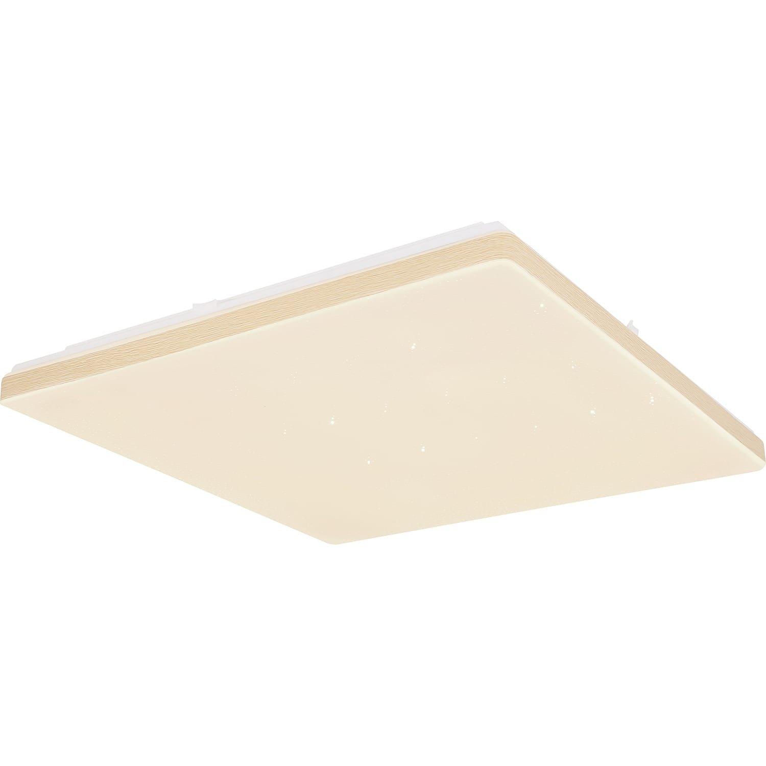 mutoni Plafoniera Ully metallo bianco opalino LED 49x49 Plafoniera Ully metallo bianco opalino LED 49x49