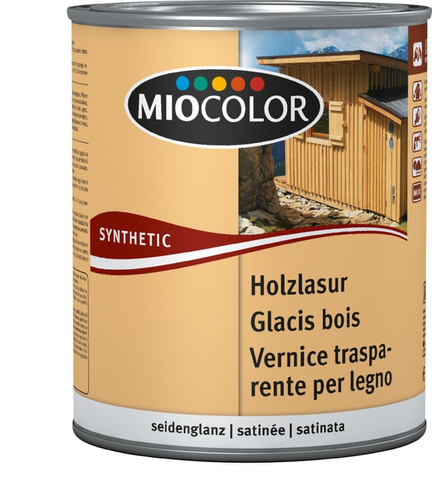 Miocolor Vernice trasparente per legno Quercia 750 ml