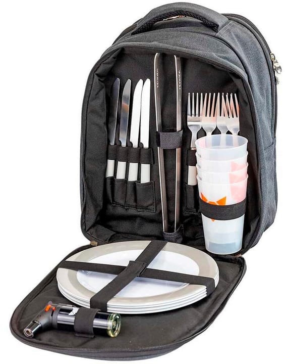 Fennek Grill Barbecue Cutlery Set Zaino Nero fennek grill