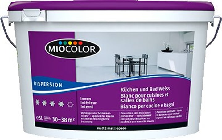 Miocolor Dispersione per cucine e bagni Bianco 2.5 l