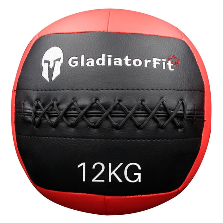 GladiatorFit Palla da muro resistente in pelle sintetica : 12 KG Palla medica