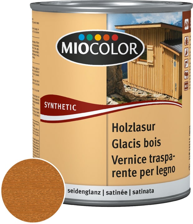 Miocolor Vernice trasparente per legno Teak 750 ml