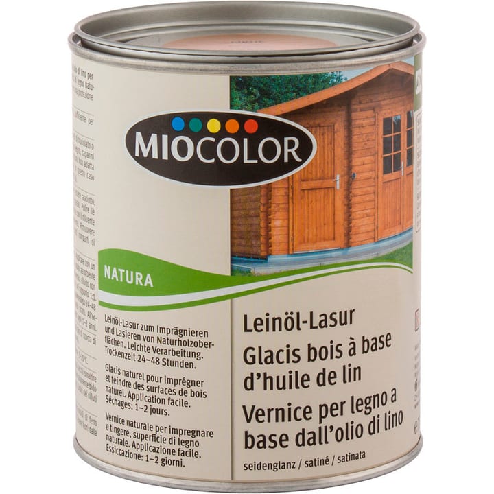 Miocolor VERNICE P.LEGNO A BA OLIO LINO, QUERCIA Quercia 750 ml