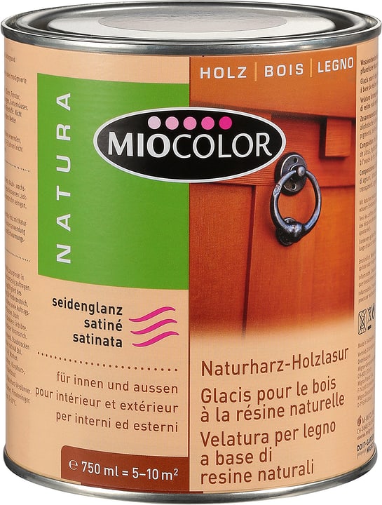 Miocolor Vernice per legno Aqua Vecchietta quercia 750 ml
