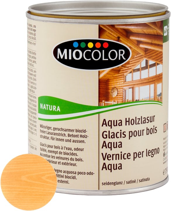 Miocolor Vernice per legno Aqua Pino 750 ml