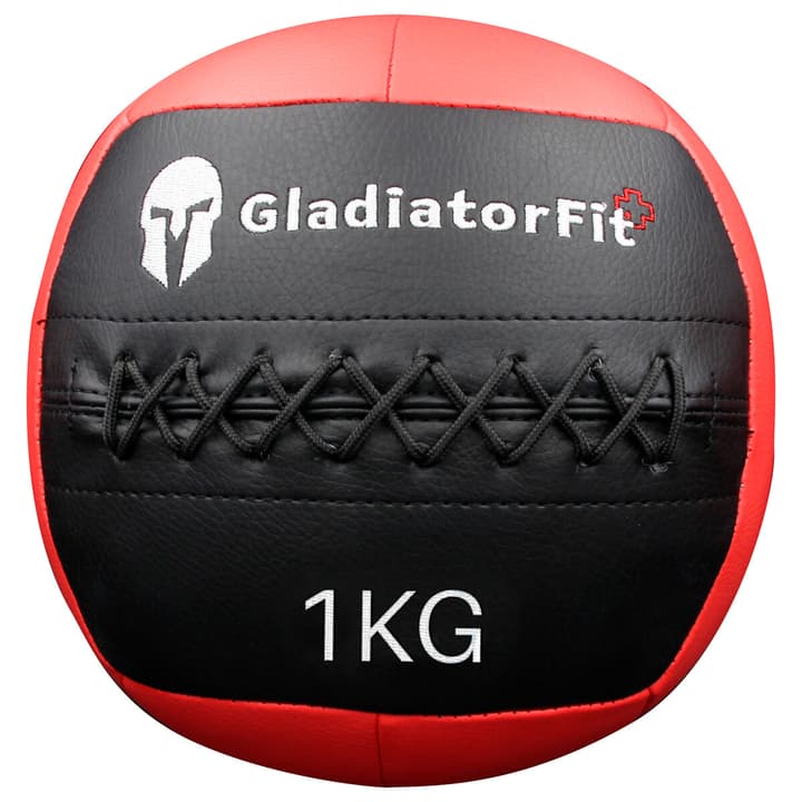 GladiatorFit Palla da muro resistente in pelle sintetica : 1 KG Palla medica