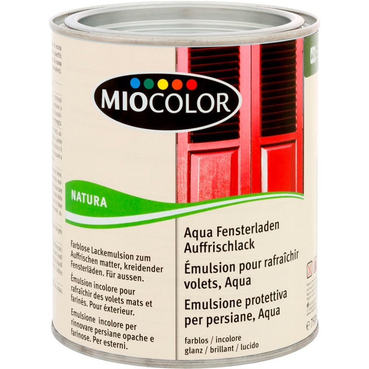 Miocolor Natura Olio per persiane incolore Incolore 750 ml