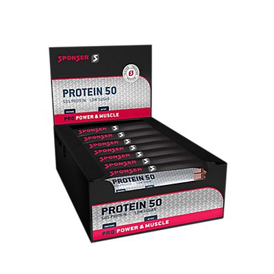 Protein 50 Chocolate 20 x 70 g barretta per lo sport