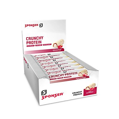 Crunchy Protein Raspberry 12 x 50 g barretta per lo sport