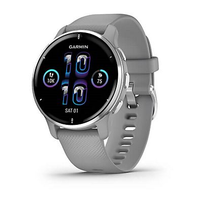 GARMIN Venu 2 Plus Gps 3,3 Cm (1.3") Amoled 43 Mm Digitale 416 X 416 Pixel Touch Screen Grigio, Argento Wi-fi Gps (satellitare) Unisex 43mm